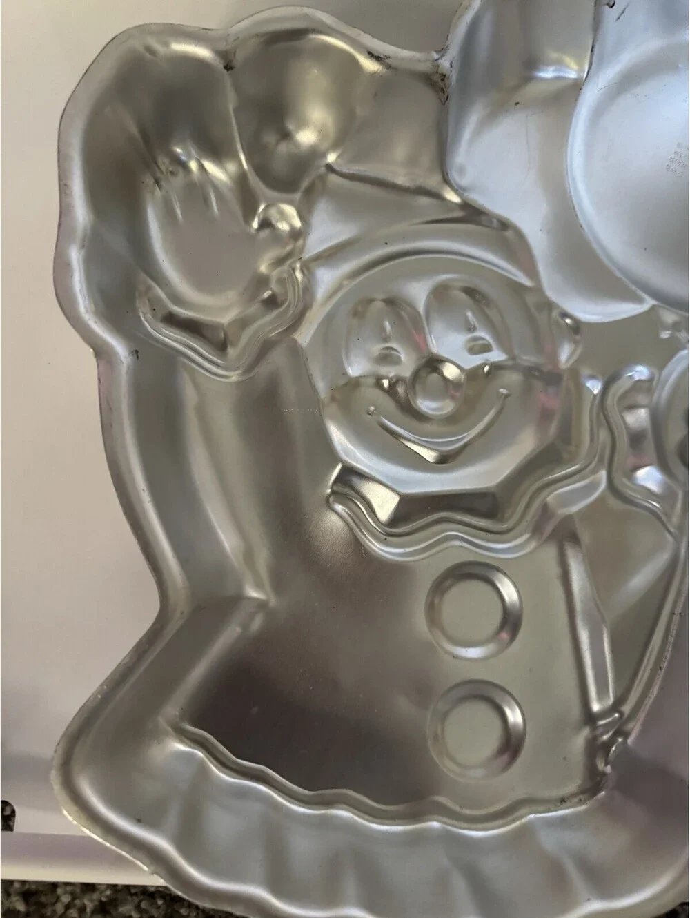 Vintage 1981 Wilton Circus Clown with Balloon Birthday Cake Pan 1981 #502-3193